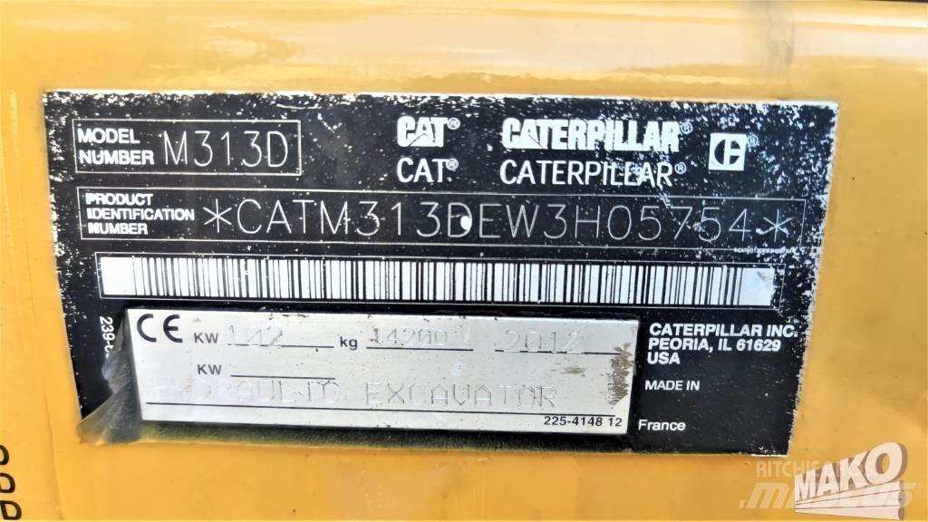 CAT M 313 D Ratasekskavaatorid