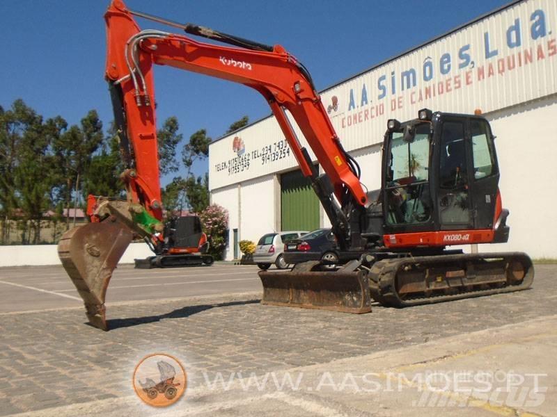 Kubota KX 080-4 Väikeekskavaatorid 7t-12t