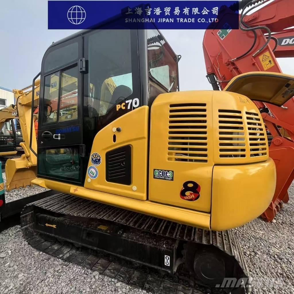 Komatsu PC 70 Roomikekskavaatorid