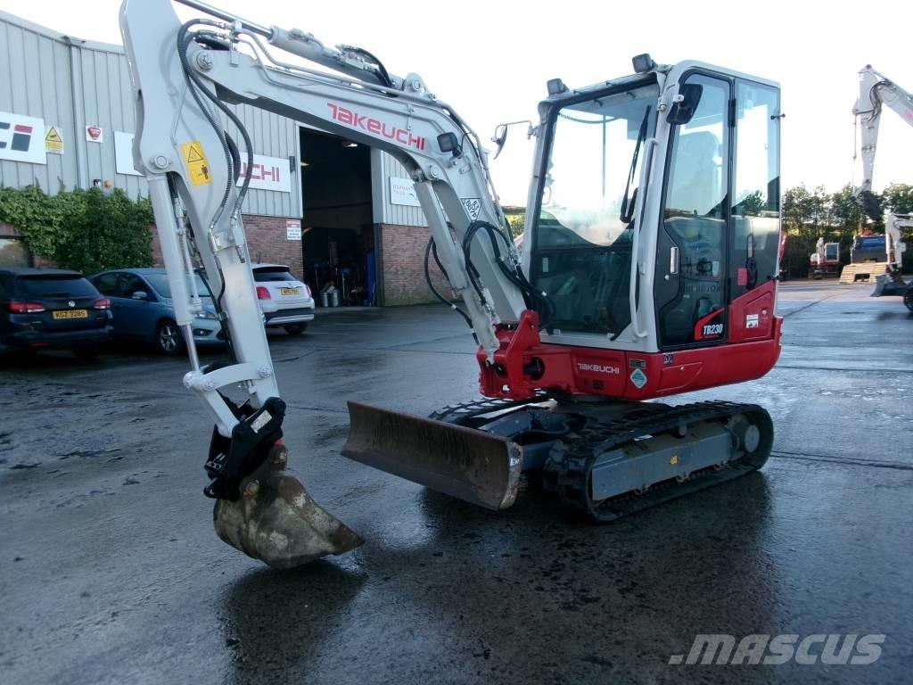 Takeuchi TB 230 Miniekskavaatorid < 7 t