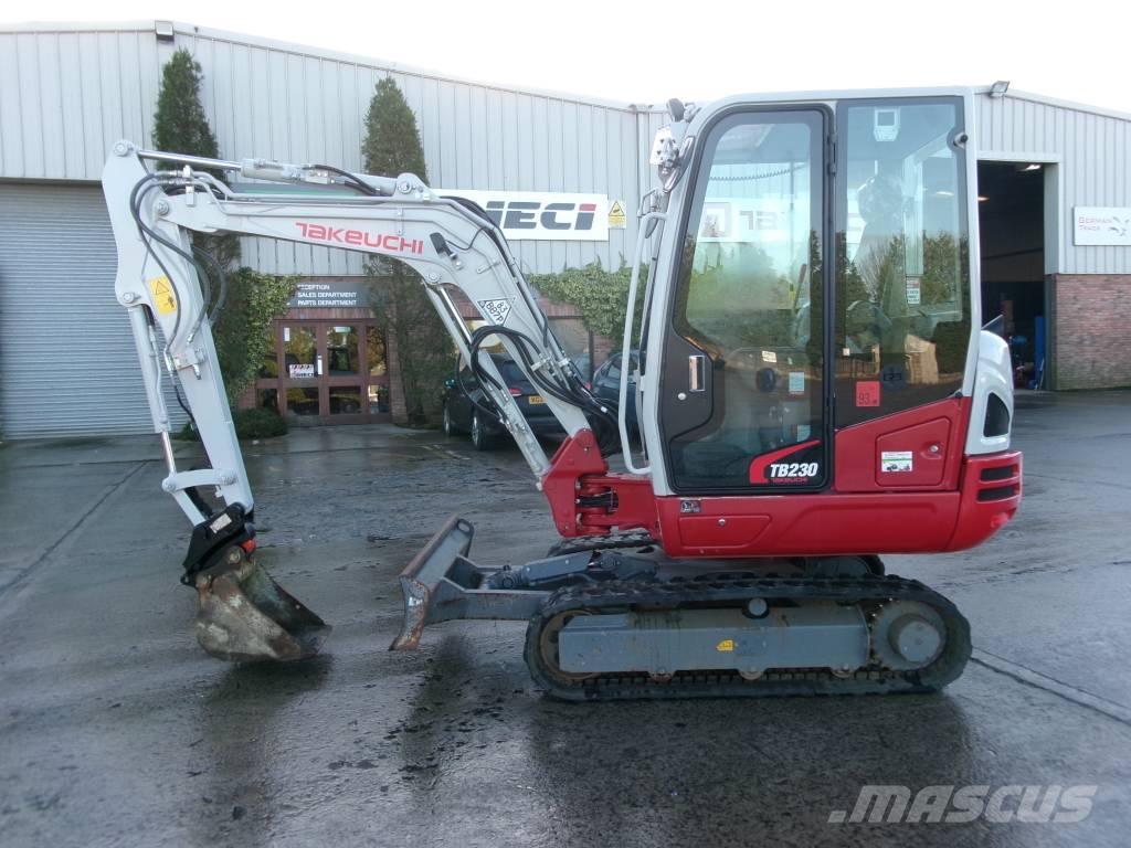 Takeuchi TB 230 Miniekskavaatorid < 7 t