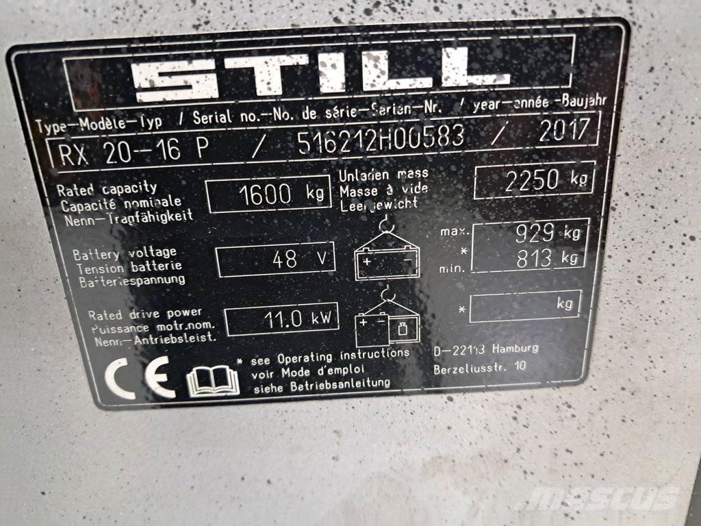 Still RX 20-16 P Elektritõstukid
