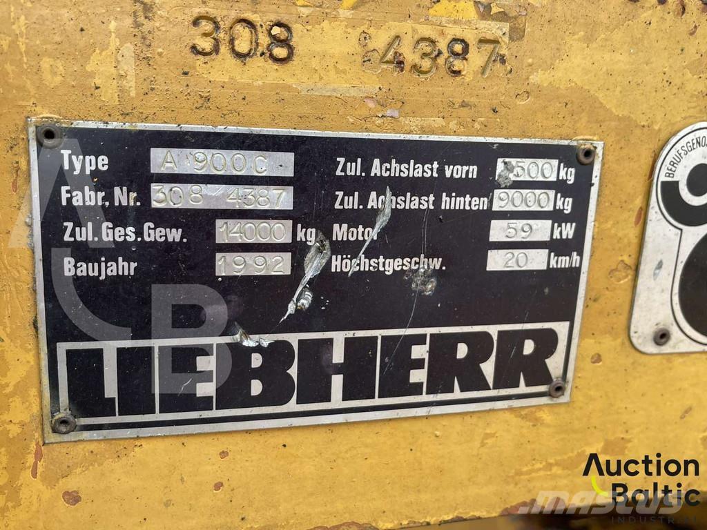 Liebherr A 900 C Ratasekskavaatorid
