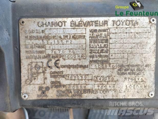Toyota 02-7 FG A 50 Gaasitõstukid