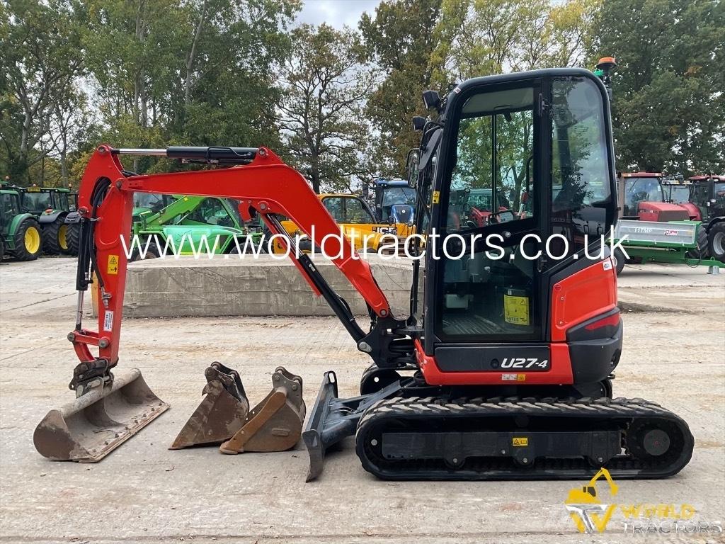Kubota U 27-4 Miniekskavaatorid < 7 t