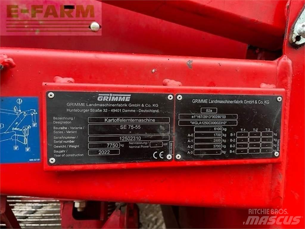 Grimme se 75-55 sb Kartulikombainid ja kaevajad