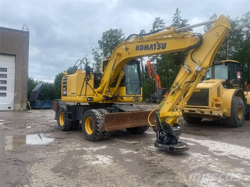 Komatsu PW148-10 Ratasekskavaatorid