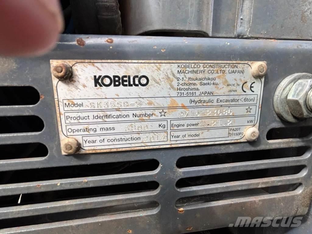 Kobelco SK35SR-5 Miniekskavaatorid < 7 t