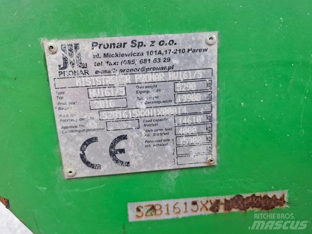 Pronar NV 161/5 Sõnnikulaoturid