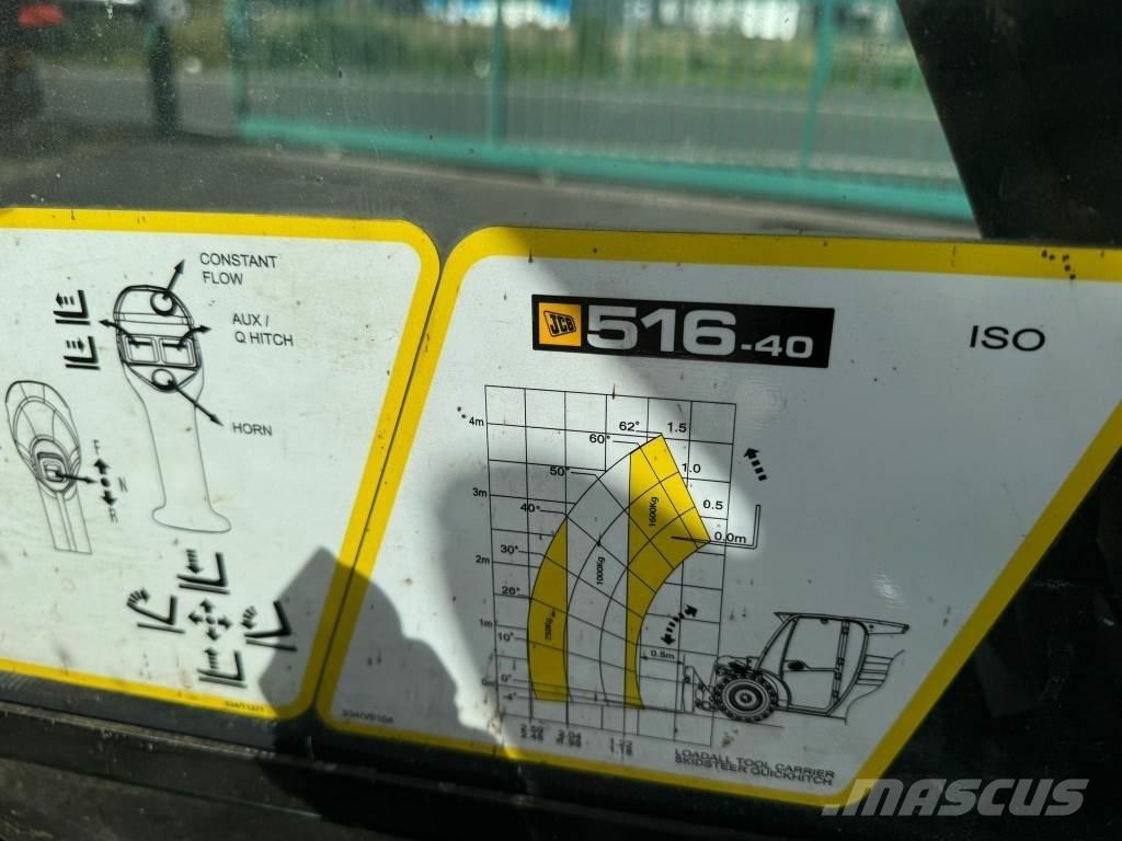 JCB 516 40 COMPACT Põllumajanduslikud teleskoopkäitlejad