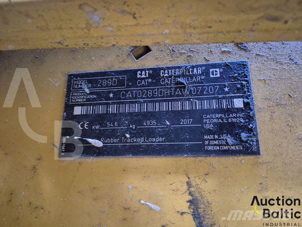 CAT 289 D Roomiklaadurid