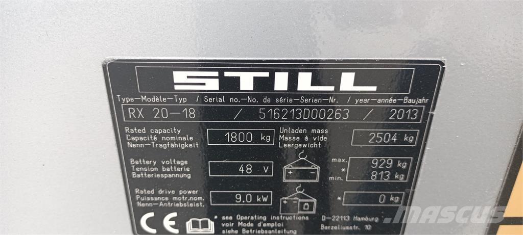 Still RX20-18 Elektritõstukid