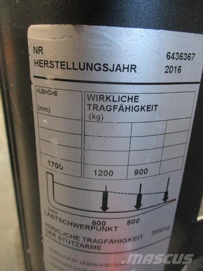 BT SWE 200D Järelkäidavad virnastajad