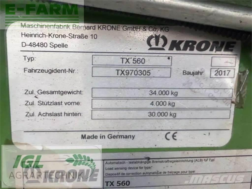 Krone tx 560 Viljavankrid