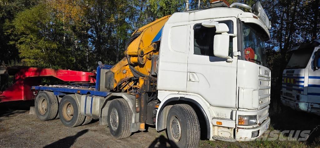 Scania R 144 G Kraanaga veokid