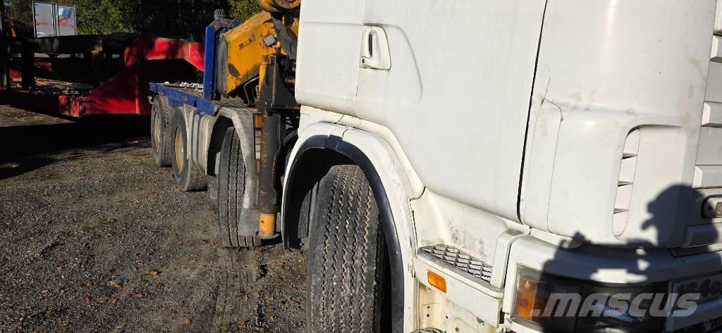 Scania R 144 G Kraanaga veokid
