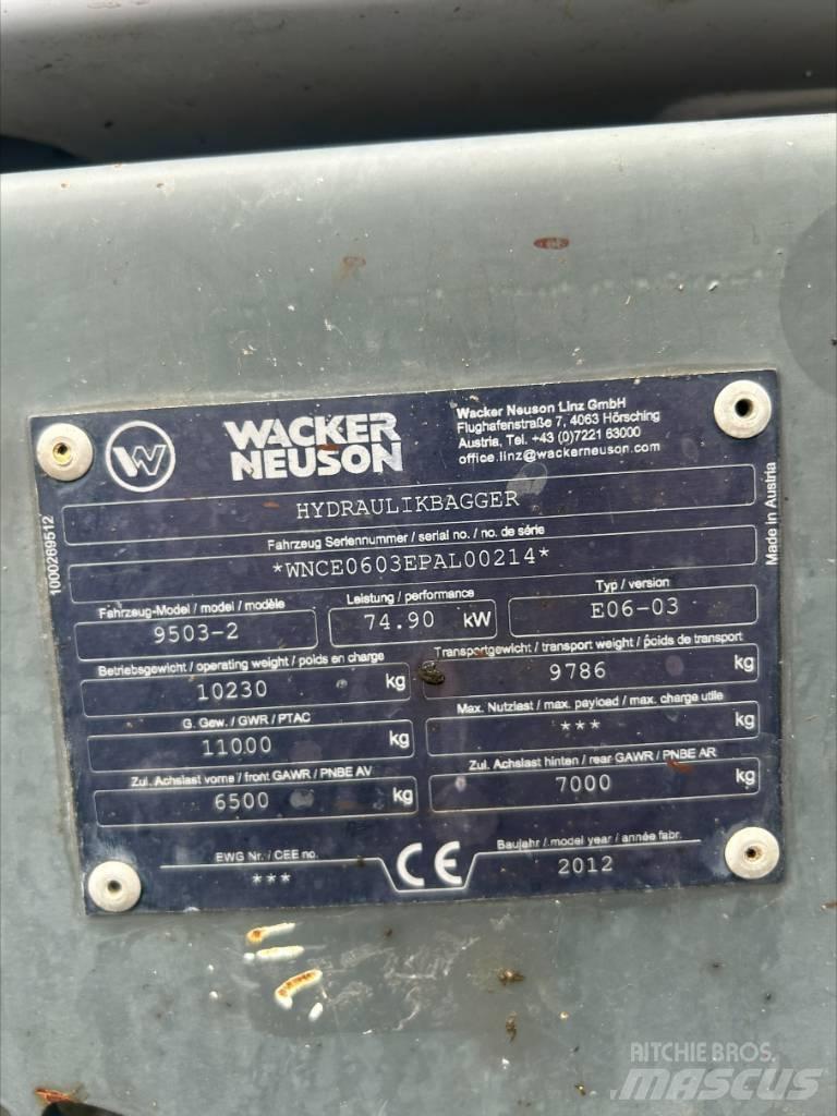 Wacker Neuson 9503 Ratasekskavaatorid