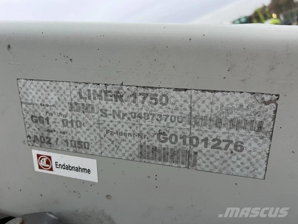 CLAAS Liner 1750 Vaalutid