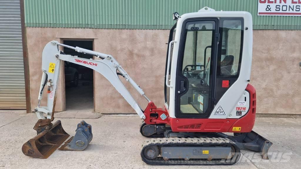 Takeuchi TB 216 A Miniekskavaatorid < 7 t
