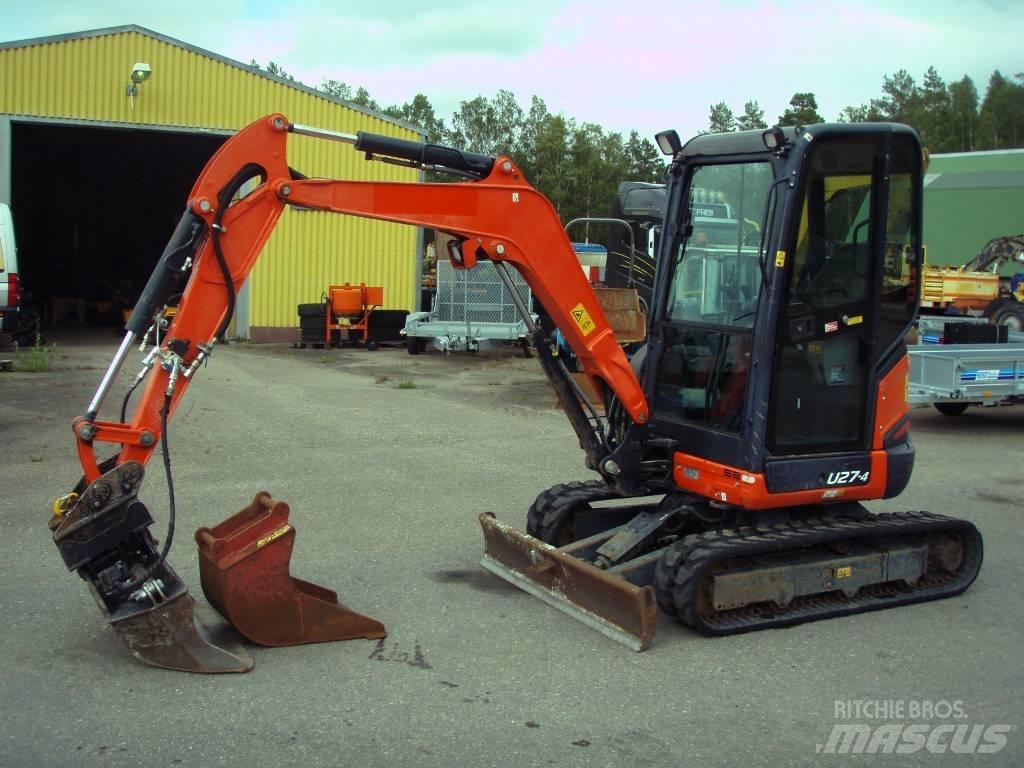 Kubota U 27-4 Miniekskavaatorid < 7 t