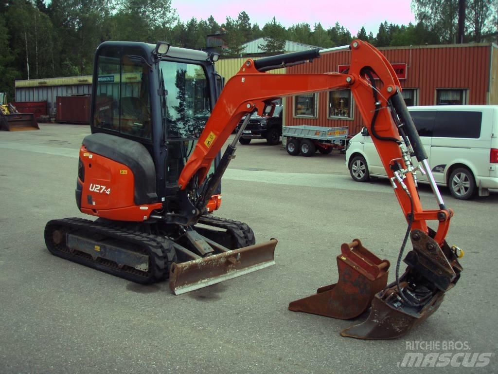 Kubota U 27-4 Miniekskavaatorid < 7 t