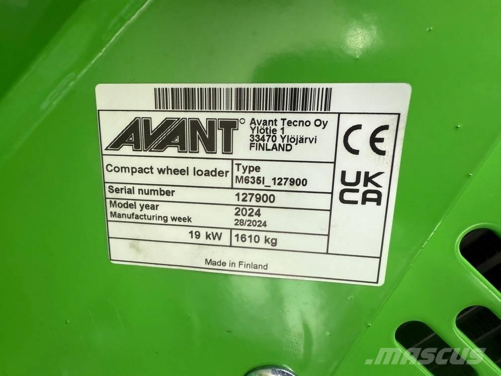 Avant 635 Mitmeotstarbelised laadurid