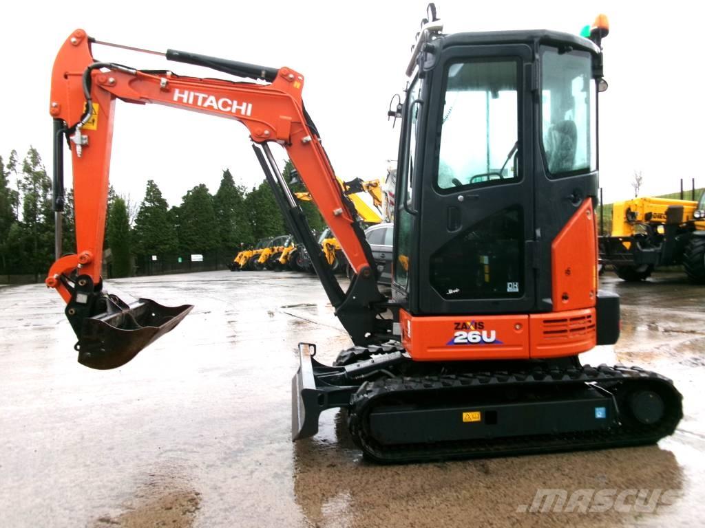 Hitachi Zaxis 26 U Miniekskavaatorid < 7 t