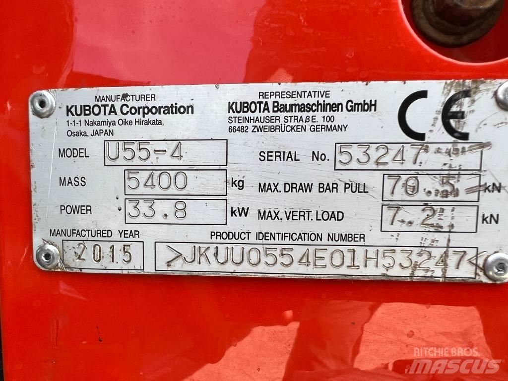 Kubota U 55-4 Miniekskavaatorid < 7 t