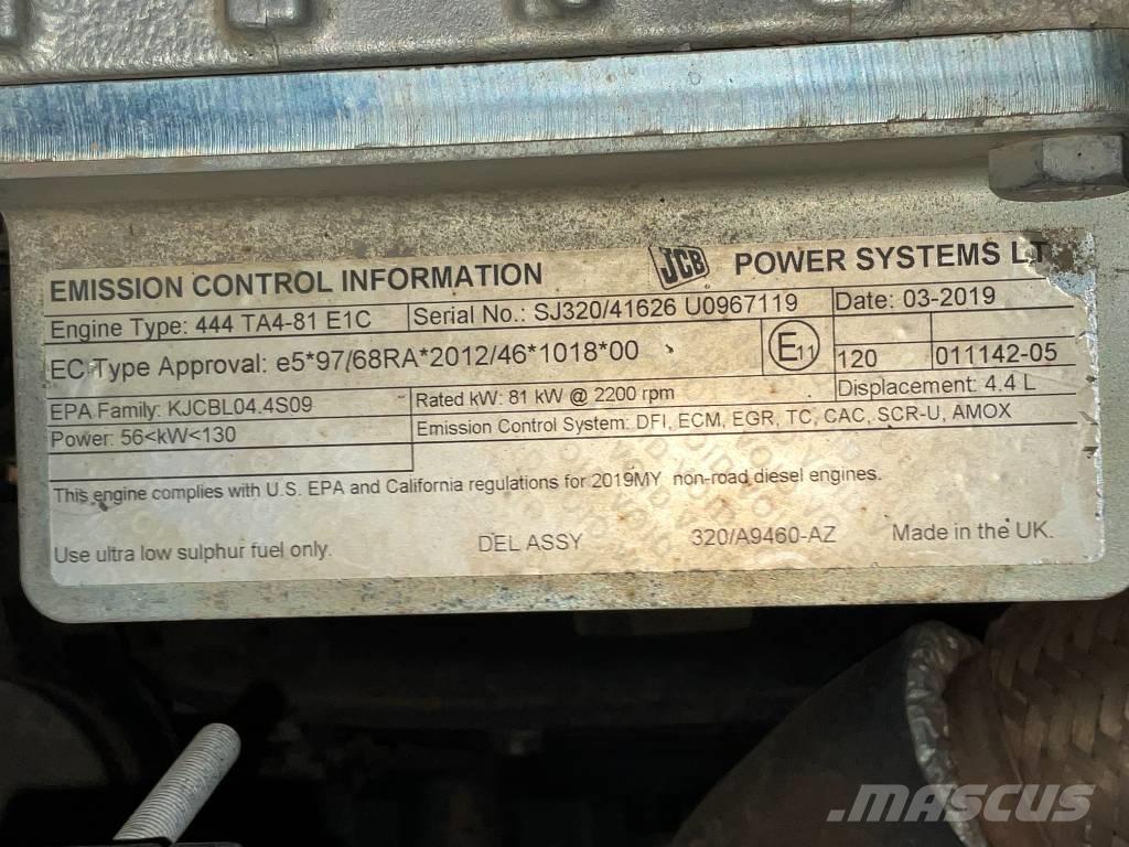 JCB JS 145 LC Roomikekskavaatorid