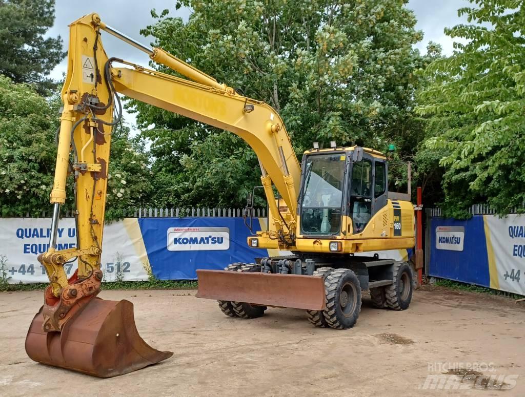 Komatsu PW 160-7 Ratasekskavaatorid