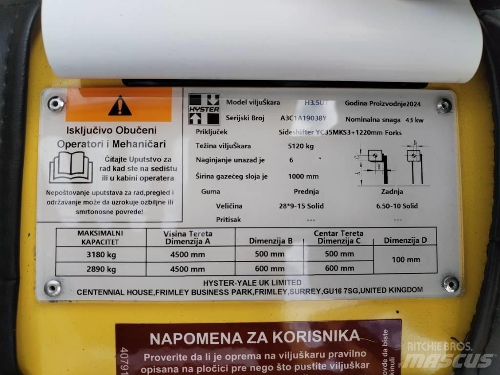 Hyster H 3.5UT Diiseltõstukid