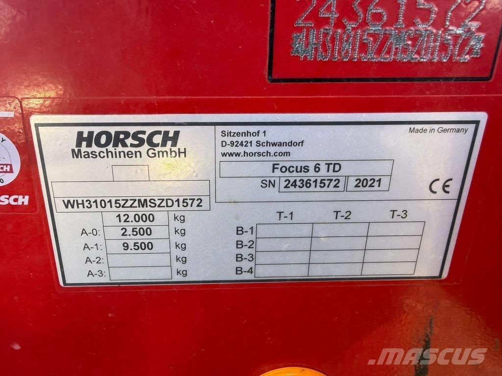 Horsch Focus 6 TD Külvikud