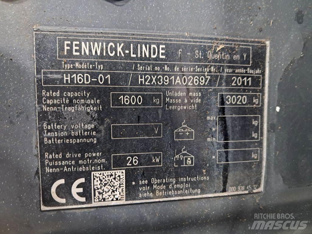 Linde H16D-01 Diiseltõstukid