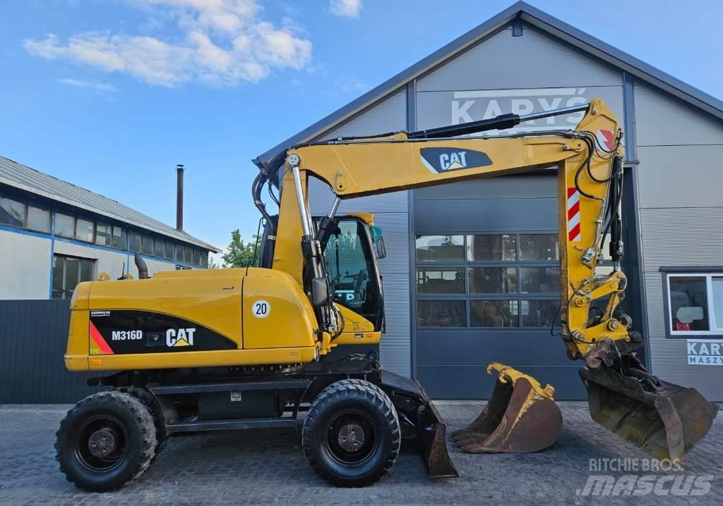 CAT 316D Ratasekskavaatorid