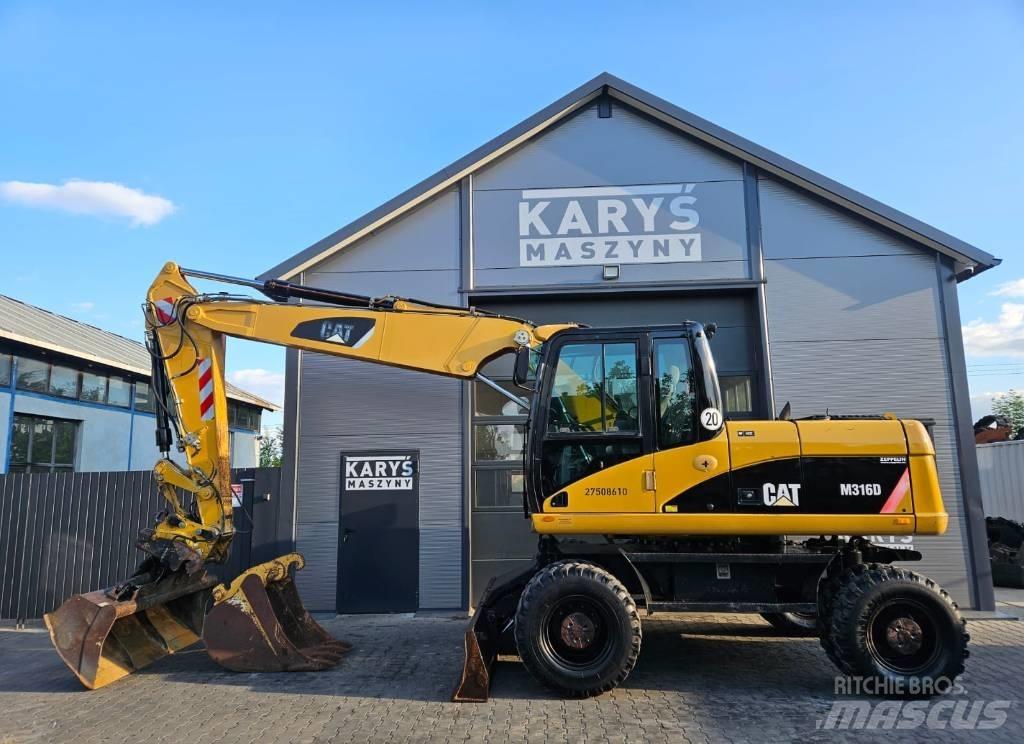 CAT 316D Ratasekskavaatorid