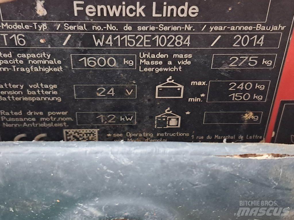 Linde T16 Elektriline alusesiirdaja