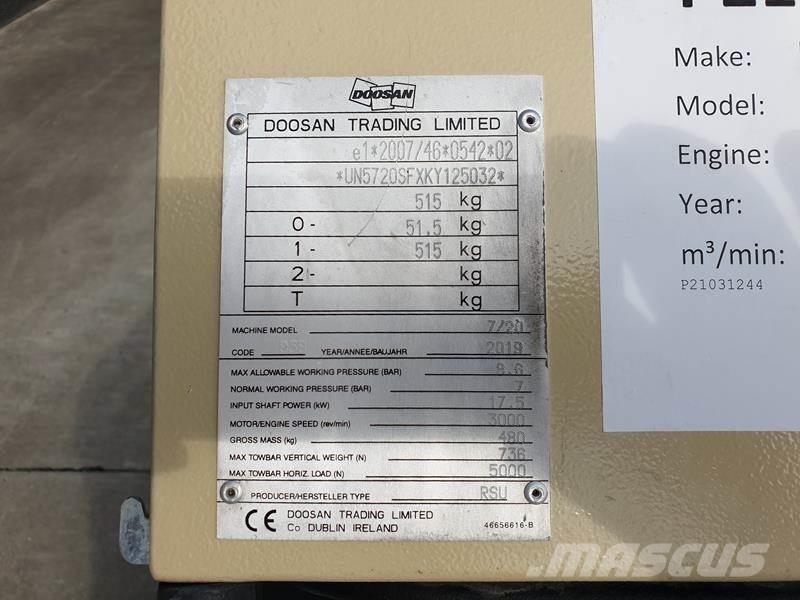 Doosan 7 / 20 Kompressorid