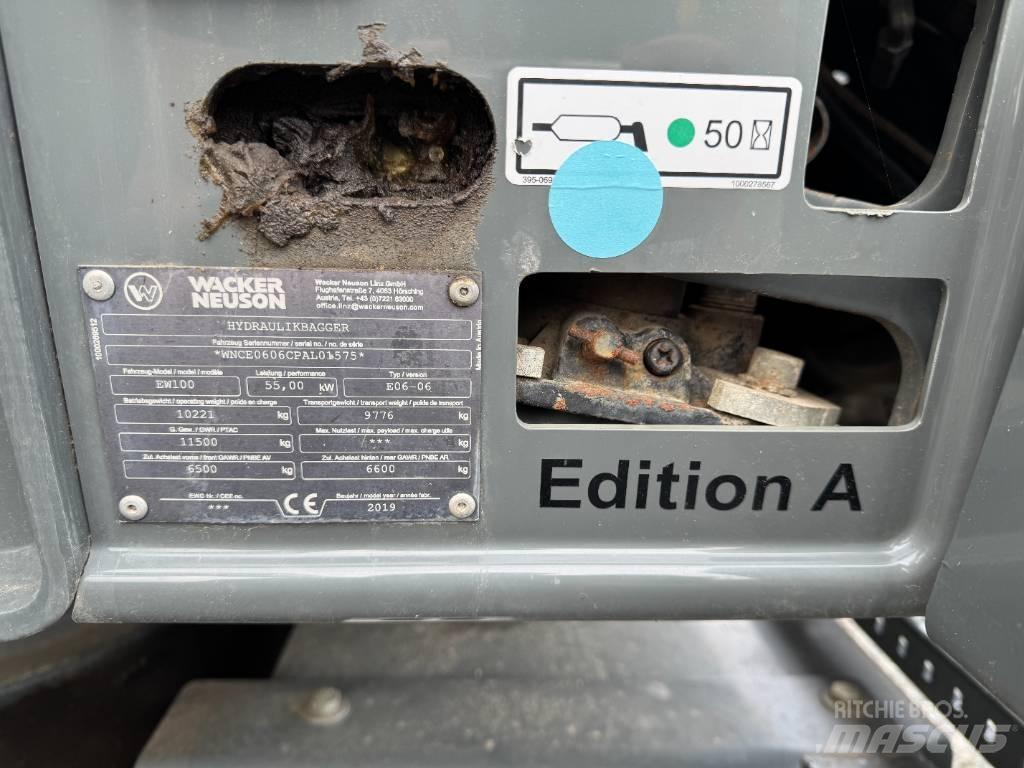 Wacker Neuson EW100 Ratasekskavaatorid