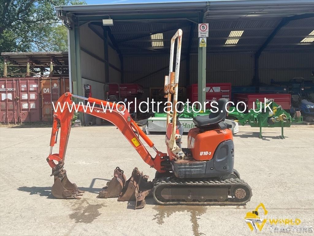 Kubota U 10-3 Miniekskavaatorid < 7 t
