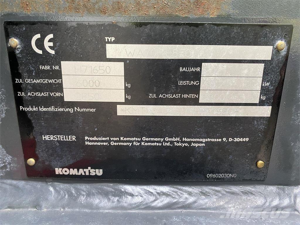 Komatsu WA70M-8EO Mitmeotstarbelised laadurid