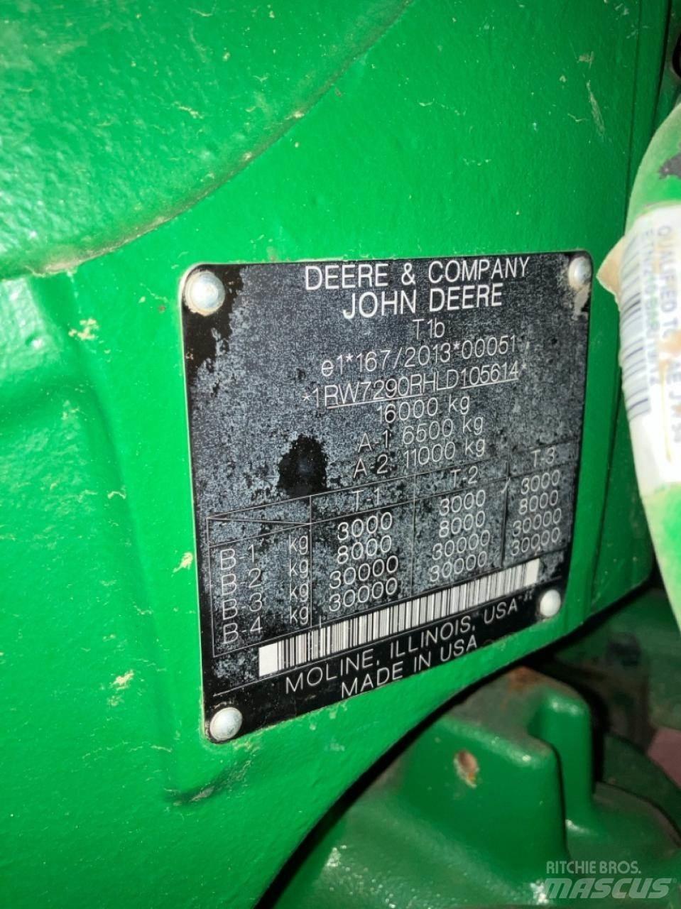 John Deere 7290R Traktorid