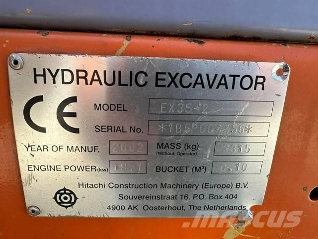 Hitachi EX 35-2 Miniekskavaatorid < 7 t