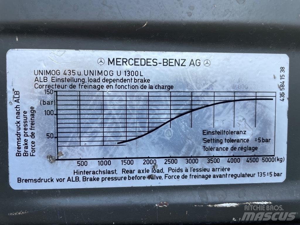Unimog U 1300 L Muud osad