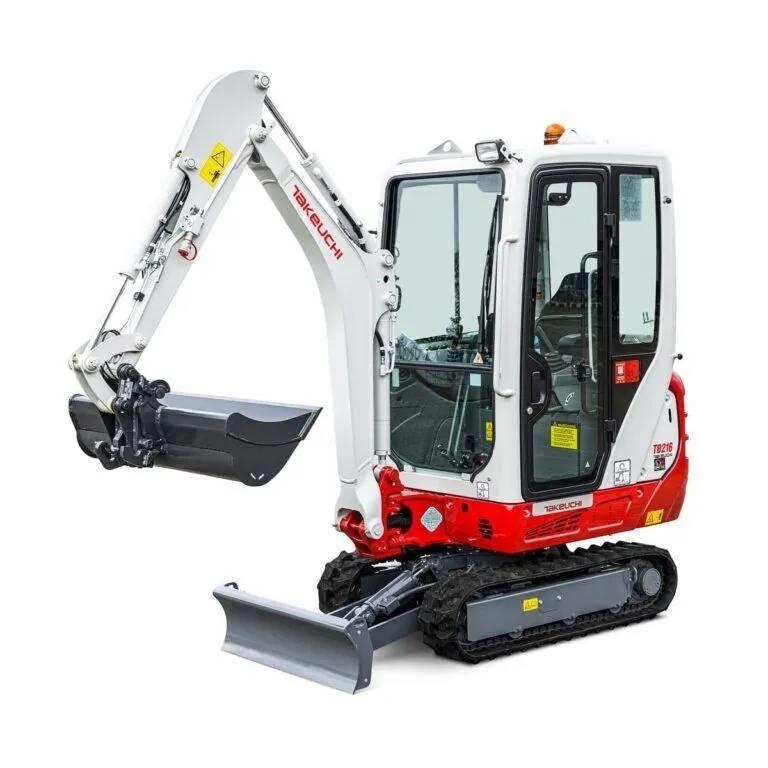 Takeuchi TB216 Miniekskavaatorid < 7 t