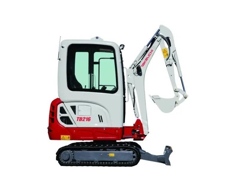 Takeuchi TB216 Miniekskavaatorid < 7 t