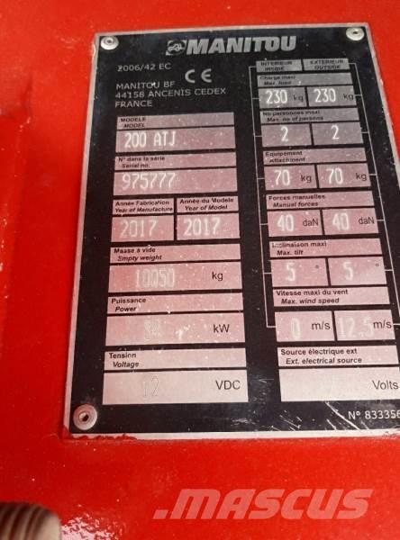 Manitou 200ATJ  RC Iseliikuvad poomtõstukid