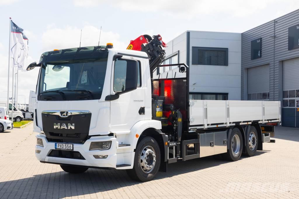 MAN TGM 26.320 6x2-4 Kraanaga veokid