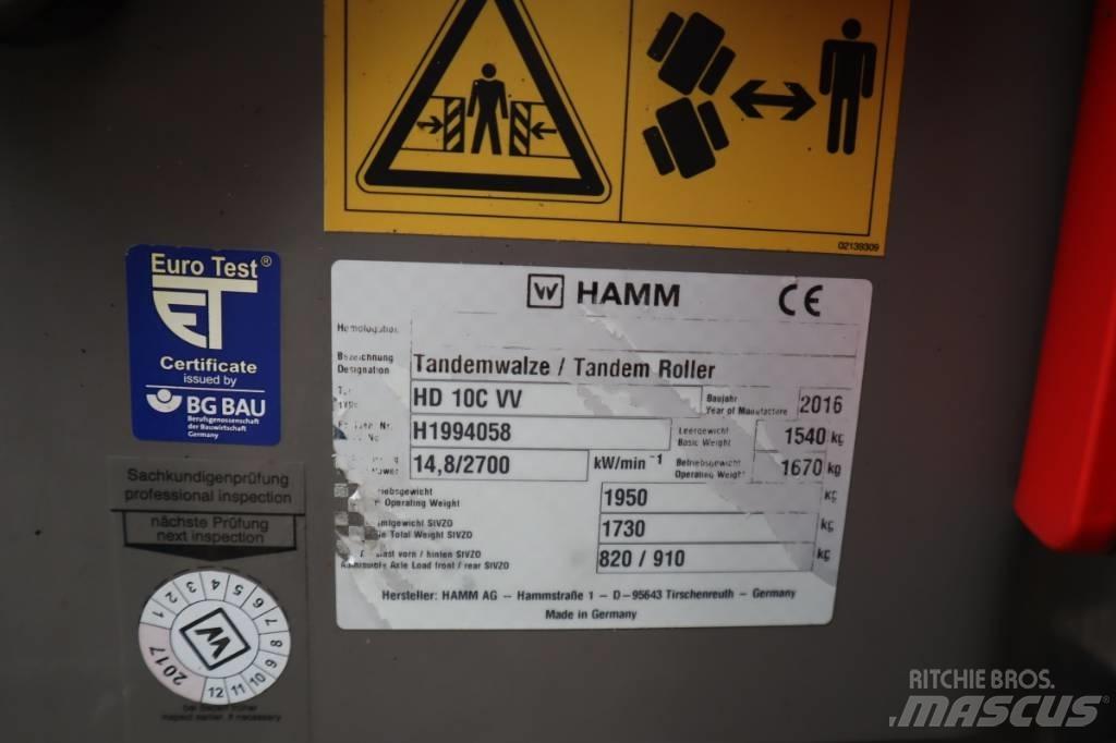 Hamm HD 10C VV Tandemrullid