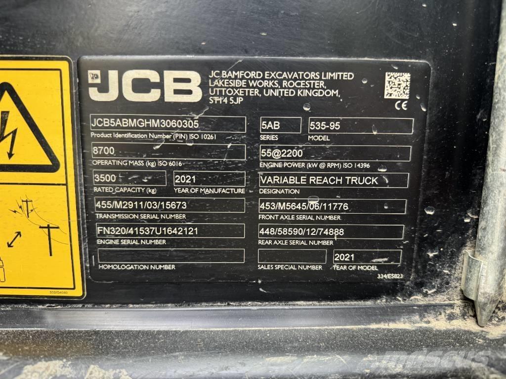 JCB 535-95 Teleskooplaadurid