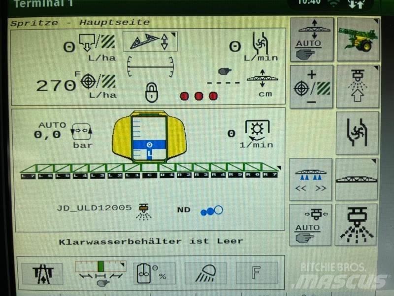 John Deere R740i Haagispritsid